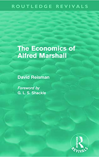 Beispielbild fr The Economics of Alfred Marshall (Routledge Revivals) zum Verkauf von Blackwell's