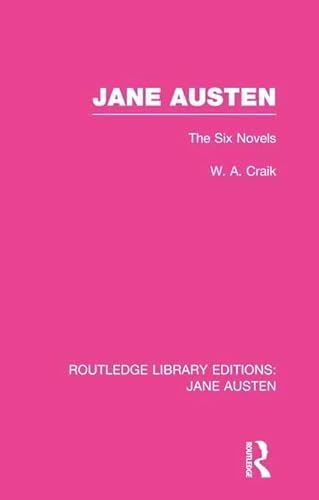 Beispielbild fr 1: Jane Austen (RLE Jane Austen): The Six Novels (Routledge Library Editions: Jane Austen) zum Verkauf von Chiron Media