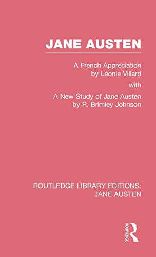 Beispielbild fr Jane Austen (RLE Jane Austen): A French Appreciation (Routledge Library Editions: Jane Austen) zum Verkauf von Chiron Media