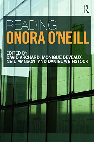 Beispielbild fr Reading Onora O'Neill zum Verkauf von THE SAINT BOOKSTORE