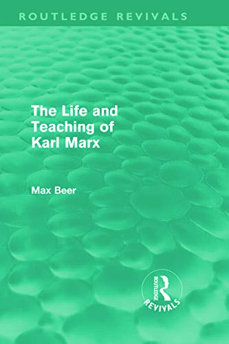 Beispielbild fr The Life and Teaching of Karl Marx zum Verkauf von Blackwell's
