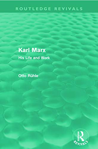 Beispielbild fr Karl Marx : His Life and Work zum Verkauf von Blackwell's