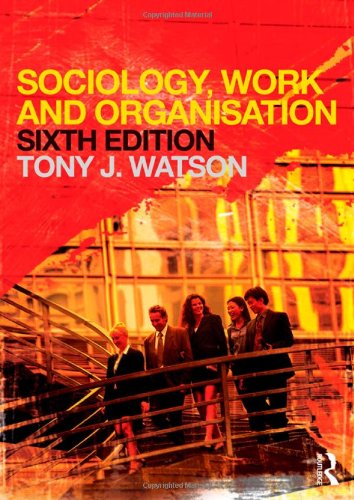 Imagen de archivo de Sociology, Work and Organisation a la venta por AwesomeBooks