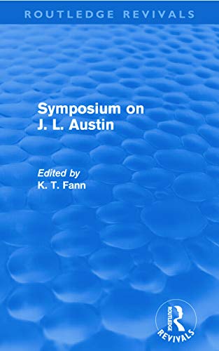 Imagen de archivo de Symposium on J. L. Austin (Routledge Revivals) a la venta por Blackwell's