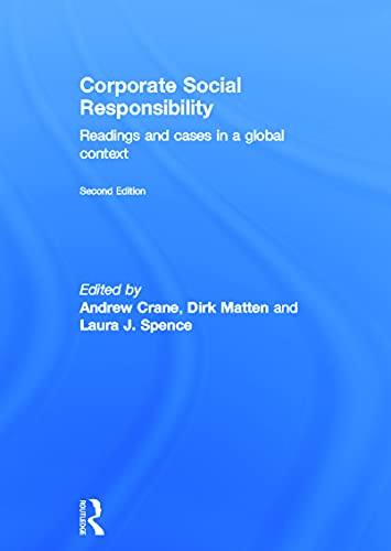 Stock image for Corporate Social Responsibility: Readings and Cases in a Global Context for sale by Books of the Smoky Mountains