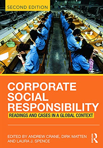 Imagen de archivo de Corporate Social Responsibility : Readings and Cases in a Global Context a la venta por Better World Books Ltd