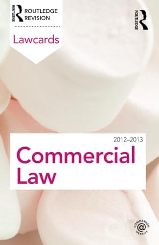 9780415683296: Commercial Lawcards 2012-2013