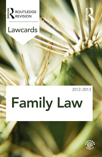 9780415683395: Family Lawcards 2012-2013