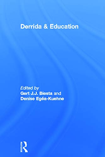 Imagen de archivo de Derrida & Education (Routledge International Studies in the Philosophy of Education) a la venta por Lucky's Textbooks