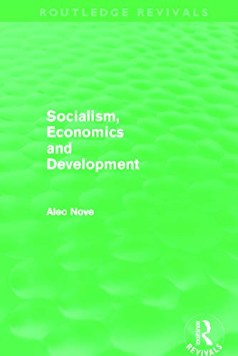 Beispielbild fr Socialism, Economics and Development (Routledge Revivals) zum Verkauf von Blackwell's