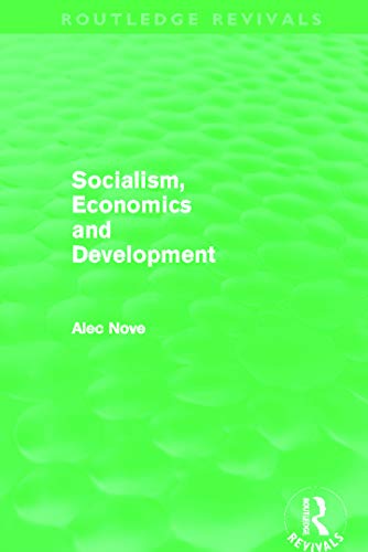 Stock image for Socialism, Economics and Development (Routledge Revivals) for sale by Blackwell's