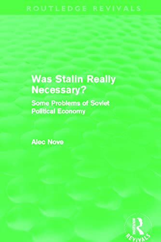 Imagen de archivo de Was Stalin Really Necessary?: Some Problems of Soviet Economic Policy a la venta por Blackwell's