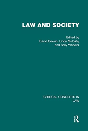 Beispielbild fr Law and Society (Critical Concepts in Law) zum Verkauf von Brook Bookstore