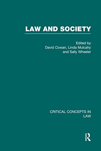 9780415686914: Law and Society (Critical Concepts in Law)