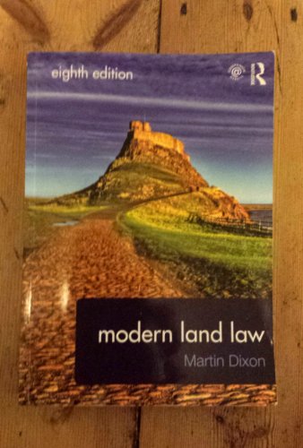 Imagen de archivo de Modern Land Law a la venta por WorldofBooks