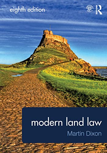 Modern Land Law (Volume 1) (9780415690546) by Dixon, Martin