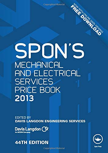 Stock image for Spons Mechanical and Electrical Services Price Book 2013 for sale by Reuseabook