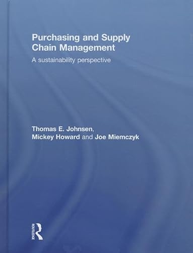 9780415690874: Purchasing and Supply Chain Management: A Sustainability Perspective