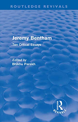 Beispielbild fr Jeremy Bentham: Ten Critical Essays zum Verkauf von Blackwell's