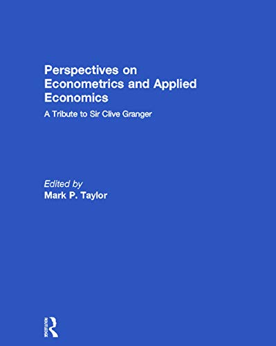 Imagen de archivo de Perspectives on Econometrics and Applied Economics: A Tribute to Sir Clive Granger a la venta por Chiron Media