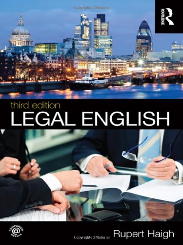 9780415694353: Legal English: Volume 1