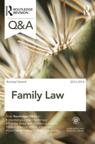 Beispielbild fr Routledge Questions and Answers Series: Family Law, 2013-2014 zum Verkauf von Anybook.com