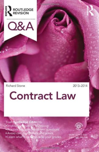 Q&A Contract Law 2013-2014 (Questions and Answers) (9780415696869) by Stone, Richard