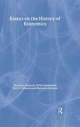 Stock image for Essays in the History of Economics for sale by THE SAINT BOOKSTORE