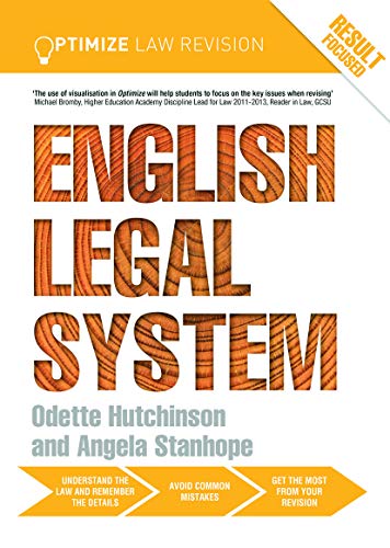 Beispielbild fr Optimize English Legal System zum Verkauf von AwesomeBooks