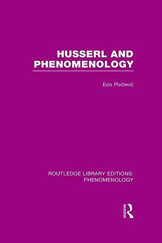 9780415703123: Husserl and Phenomenology (Routledge Library Editions: Phenomenology)