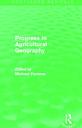 Stock image for Progress in Agricultural Geography (Routledge Revivals) for sale by Blackwell's