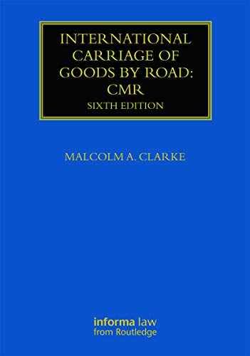 9780415710169: International Carriage of Goods by Road: CMR