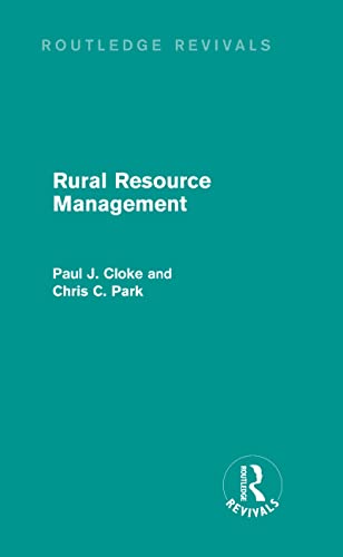 Imagen de archivo de Rural Resource Management (Routledge Revivals) a la venta por Chiron Media