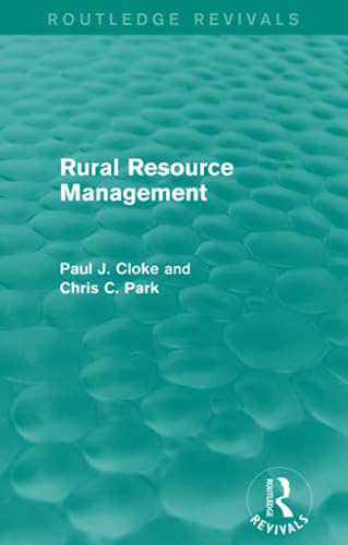 Imagen de archivo de Rural Resource Management a la venta por Blackwell's