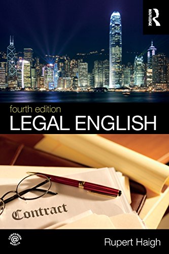 Imagen de archivo de Legal English a la venta por Better World Books Ltd