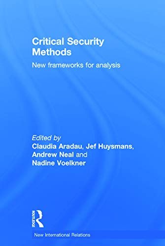 Imagen de archivo de Critical Security Methods: New frameworks for analysis (New International Relations) a la venta por BMV Bloor