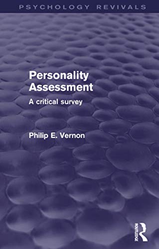 9780415716529: Personality Assessment: A Critical Survey (Psychology Revivals)