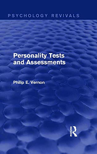 Stock image for Personality Tests and Assessments (Psychology Revivals) for sale by Chiron Media