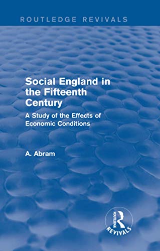 Stock image for Social England in the Fifteenth Century for sale by Blackwell's