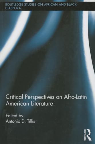 Imagen de archivo de Critical Perspectives on Afro-Latin American Literature a la venta por Blackwell's