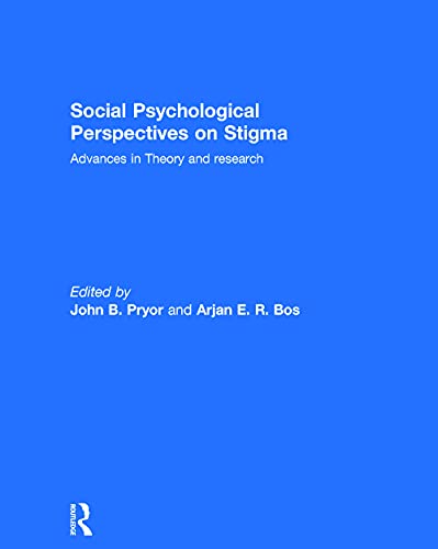 Beispielbild fr Social Psychological Perspectives on Stigma zum Verkauf von Blackwell's
