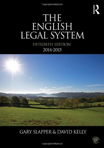 Stock image for The English Legal System: 2014-2015 for sale by AwesomeBooks