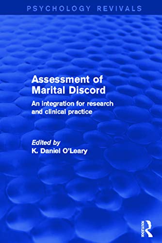 Stock image for Assessment of Marital Discord (Psychology Revivals): An Integration for Research and Clinical Practice for sale by Chiron Media