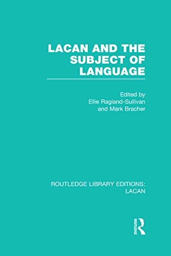 Beispielbild fr Lacan and the Subject of Language (RLE: Lacan) (Routledge Library Editions: Lacan) zum Verkauf von Chiron Media