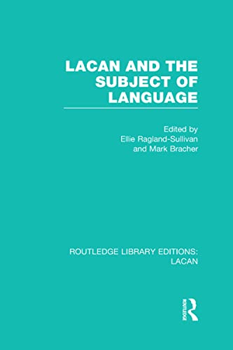 Stock image for Lacan and the Subject of Language (RLE: Lacan) (Routledge Library Editions: Lacan) for sale by Chiron Media