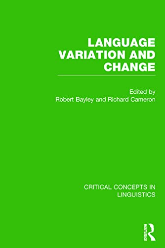 9780415731089: Language Variation and Change