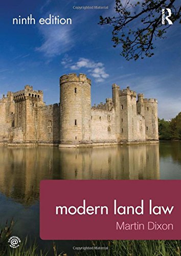 Beispielbild fr Modern Land Law zum Verkauf von AwesomeBooks