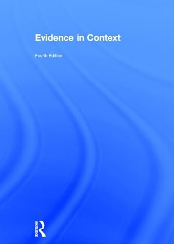 Stock image for Evidence in Context for sale by Mispah books