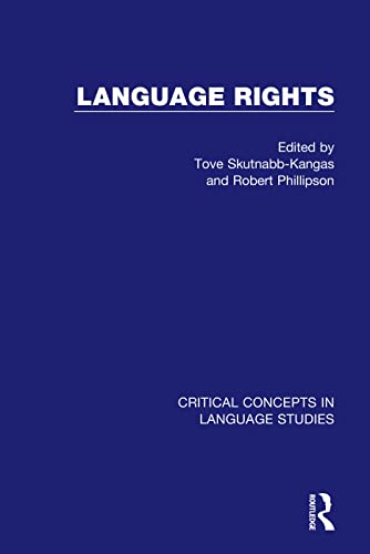 Stock image for Language Rights (Critical Concepts in Language Studies) for sale by Chiron Media