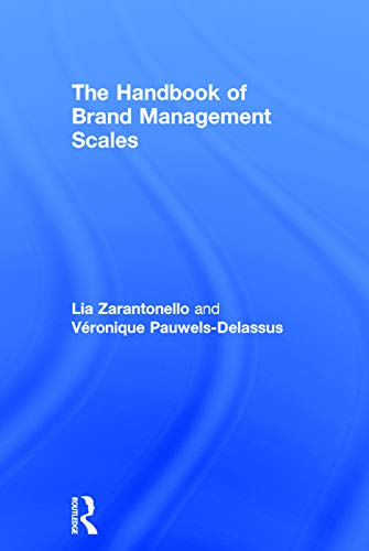 Imagen de archivo de The Handbook of Brand Management Scales a la venta por Chiron Media
